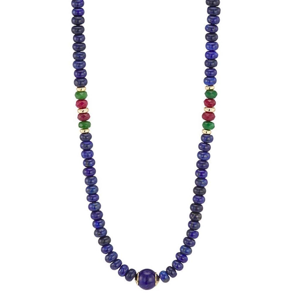 Shashi 18K Gold-Plated & Gemstone Beaded Necklace